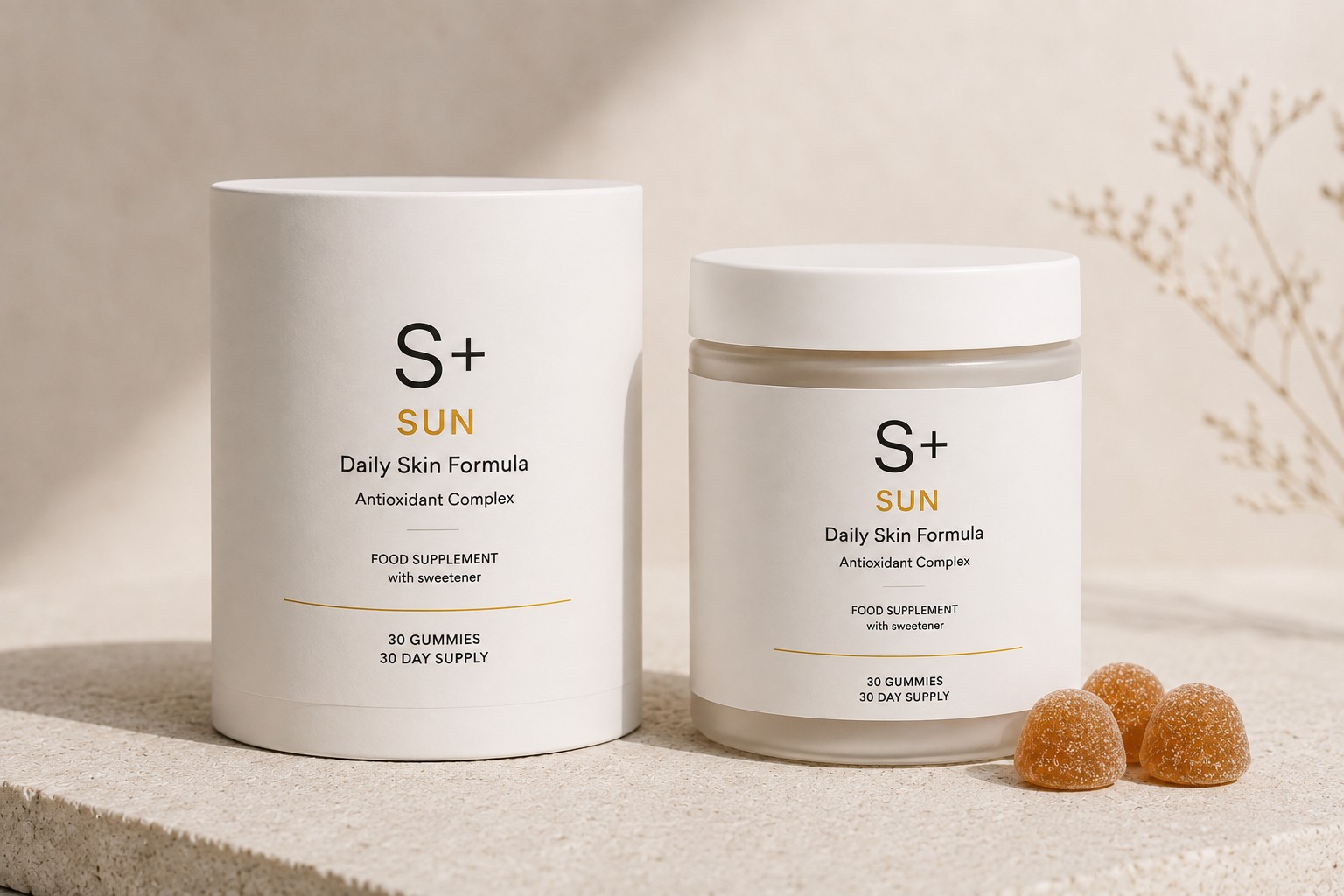 Pack de trois boîtes S+ SUN
